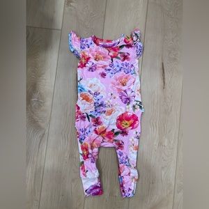 Posh Peanut Onesie 6-12 Months - Floral Print